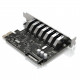 Плата расширения PCIe | 7×USB 3.0 | ORICO PVU3-7U-V1